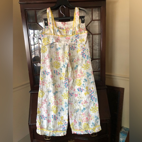 Hand made 2-piece floral vintage set - Picture 2 of 4